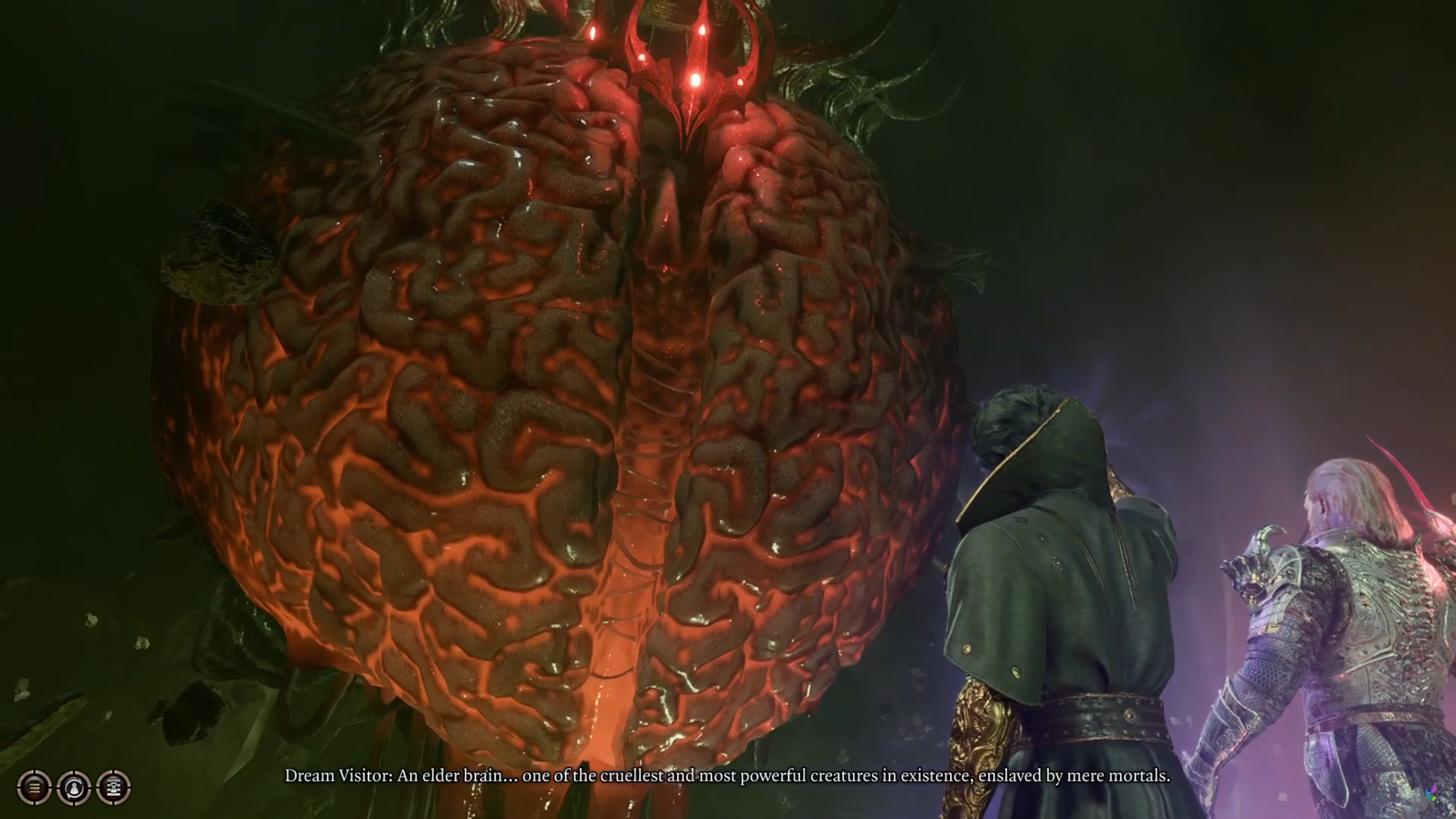 The Dead Three summon the Nether Brain